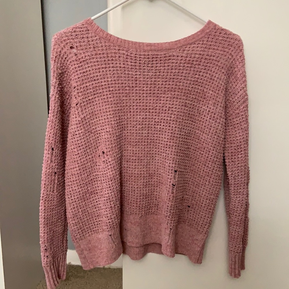 American Eagle distressed long sleeve